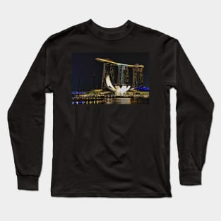 Marina Bay Sands & Artscience Museum Singapore Long Sleeve T-Shirt